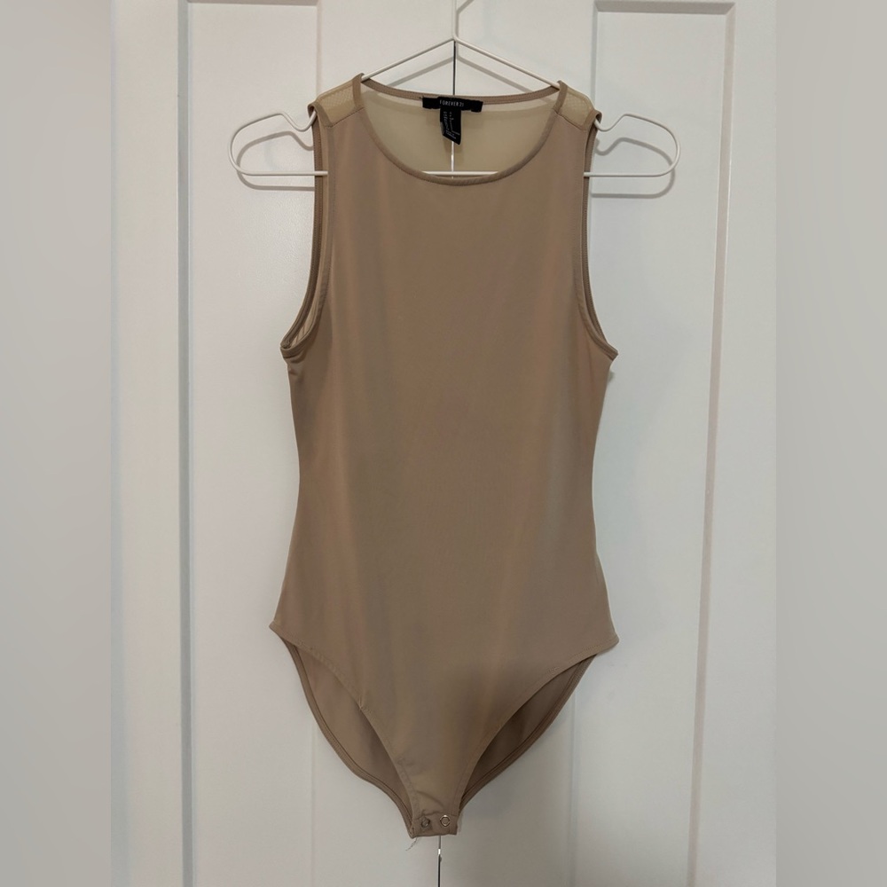 Forever 21 Beige Bodysuit